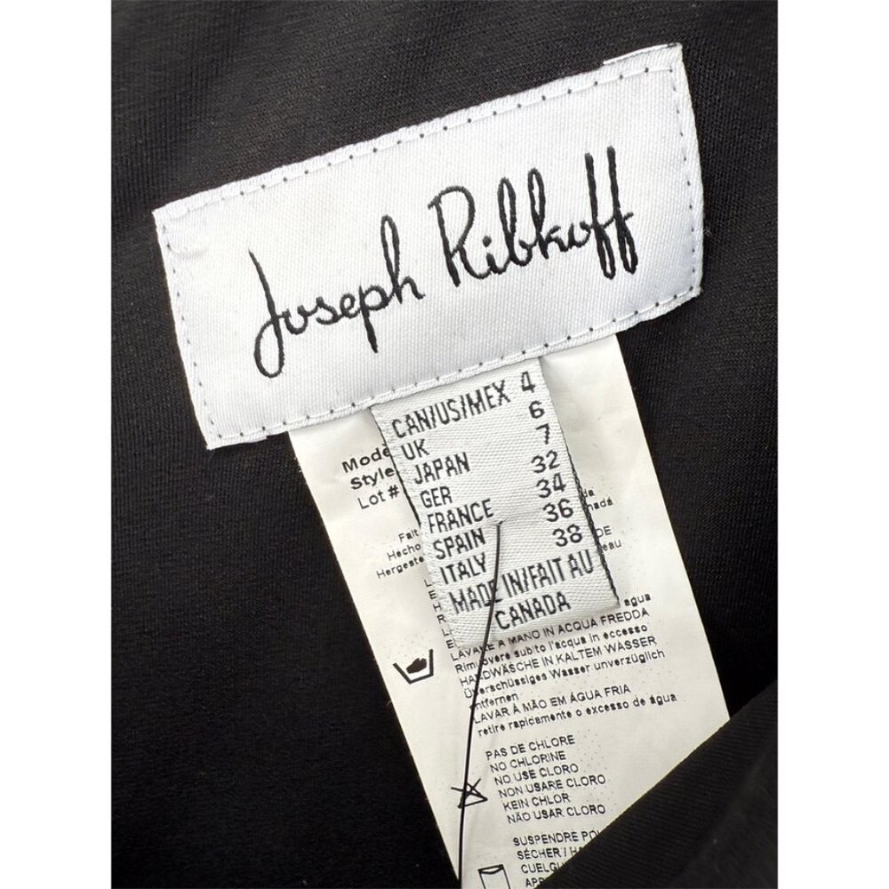 NEW JOSEPH RIBKOFF jumpsuit in black Sz 4 - Picture 6 of 14
